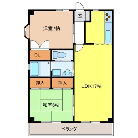 ロアールアンドウⅢの物件間取画像